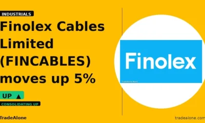 Finolex Cables Limited FINCABLES moves up 5% intraday