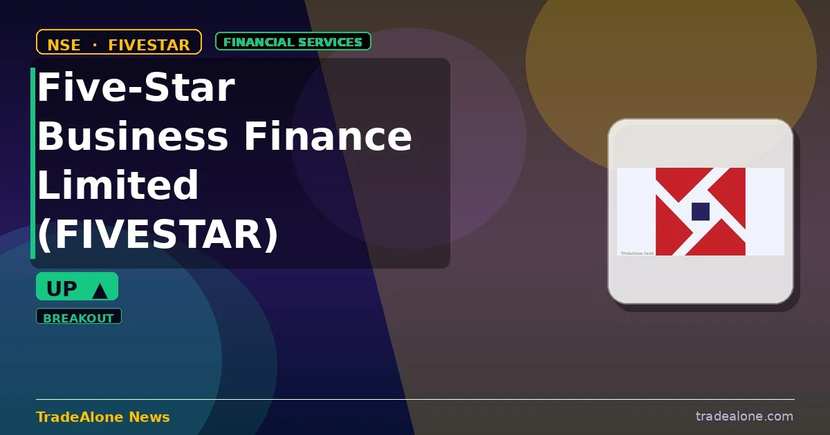 Five-Star Business Finance Limited FIVESTAR breaks out