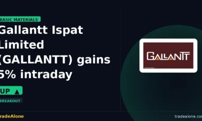 Gallantt Ispat Limited GALLANTT gains 5%