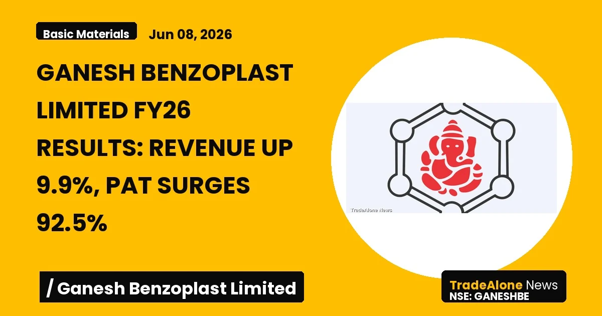 Ganesh Benzoplast Limited FY26 Results