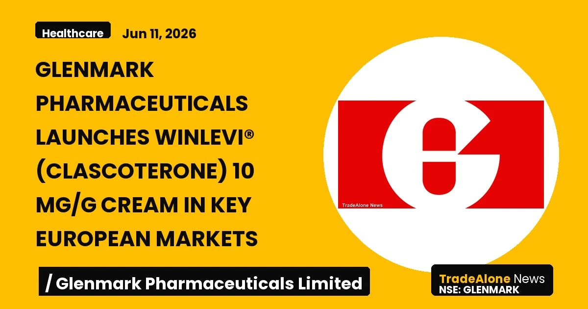Glenmark Pharmaceuticals Glenmark First NCE Launch in Europe