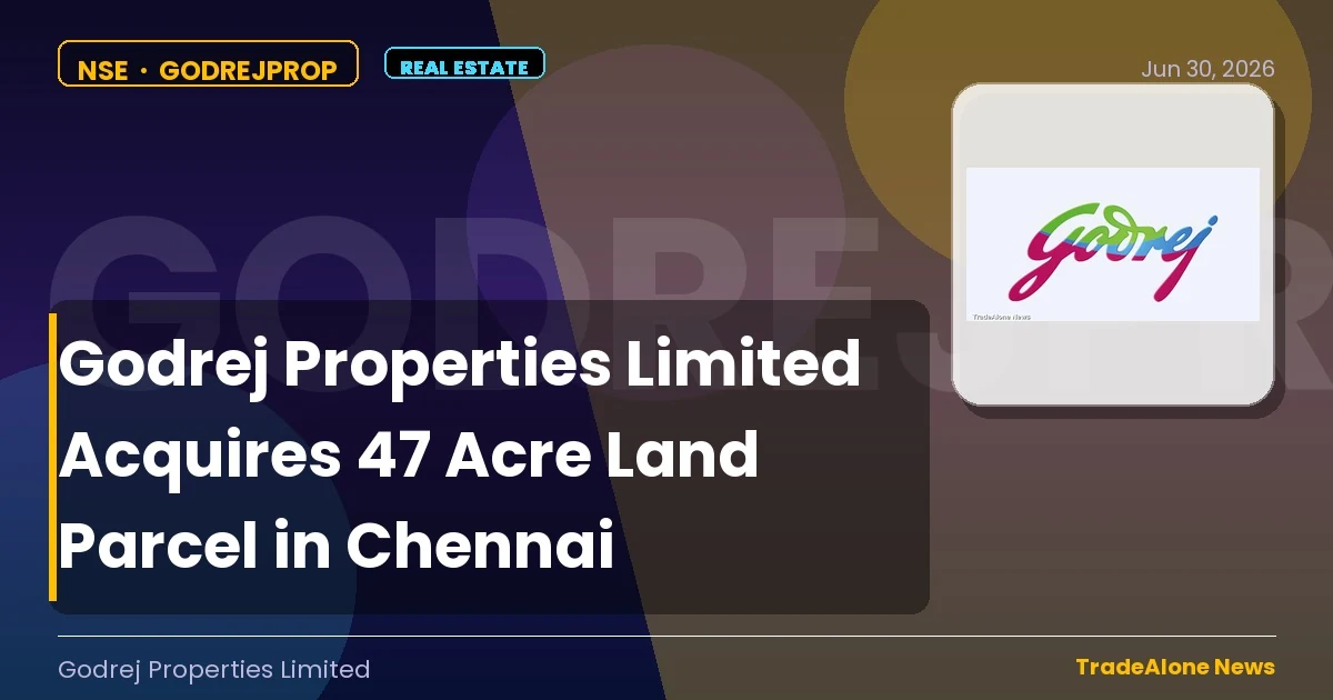 Godrej Properties Limited Godrejprop June 2026 Acquisition
