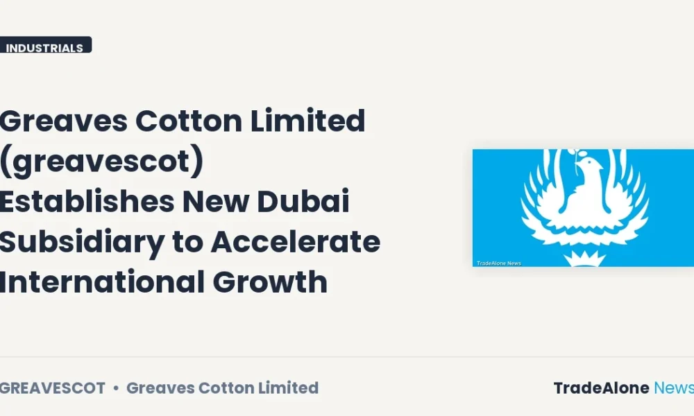 Greaves Cotton Limited Greavescot New Dubai Subsidiary