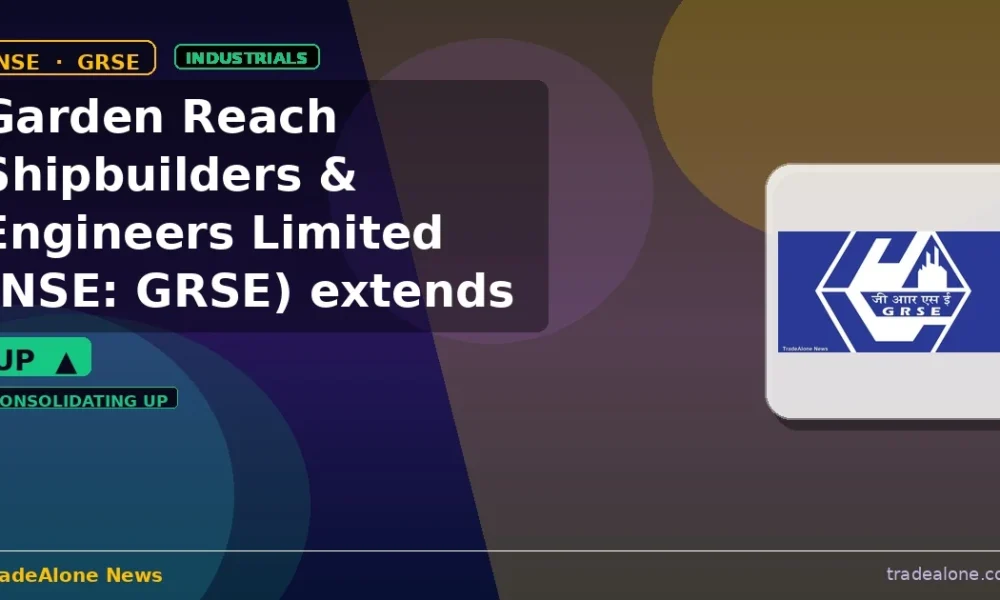 Garden Reach Shipbuilders & Engineers Limited GRSE extends gains