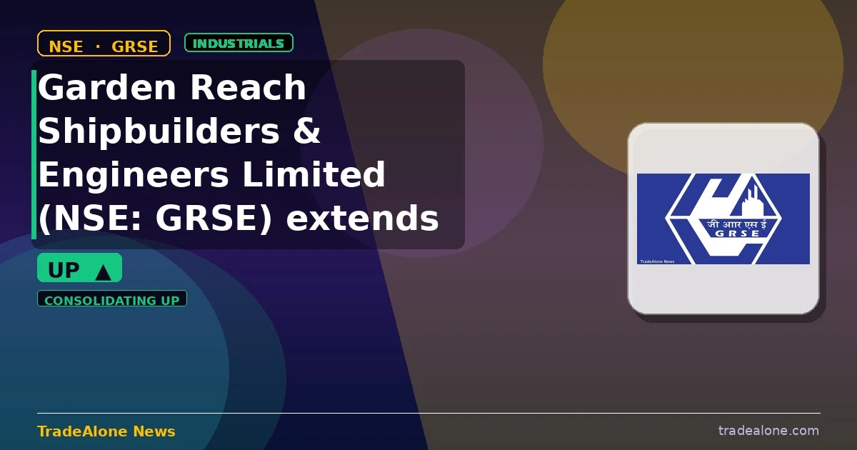 Garden Reach Shipbuilders & Engineers Limited NSE: GRSE extends gains