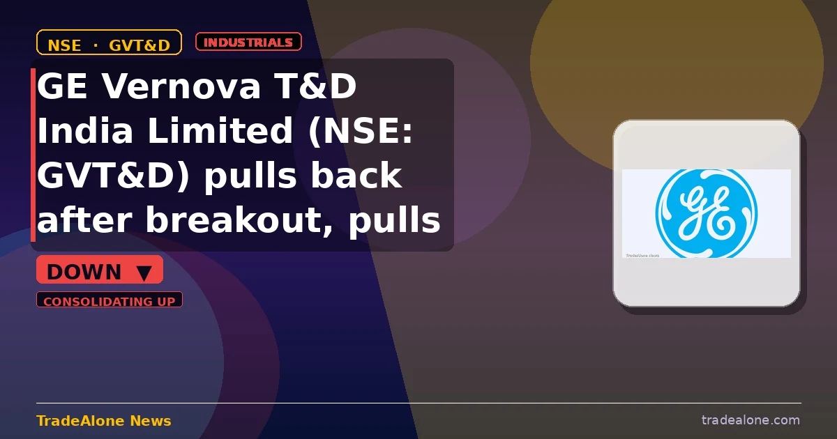 GE Vernova T&D India Limited GVT&D pulls back after breakout