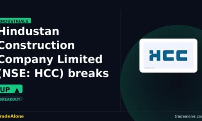 Hindustan Construction Company Limited NSE HCC breaks out