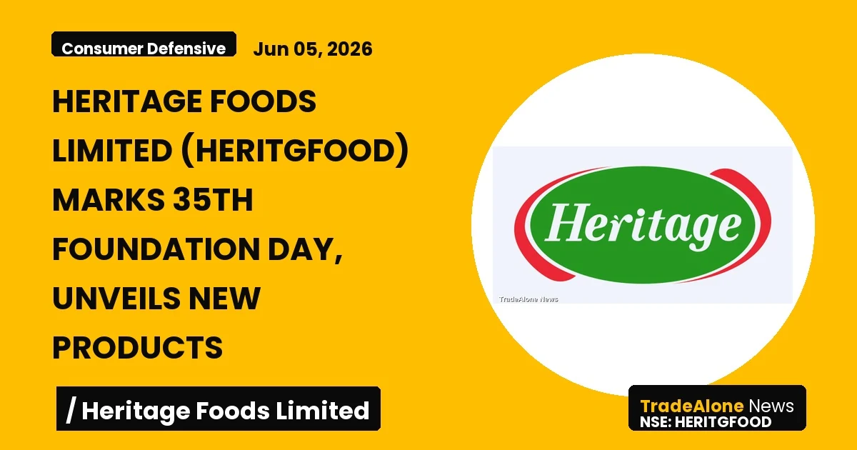 Heritage Foods Limited Heritgfood Foundation Day 2026