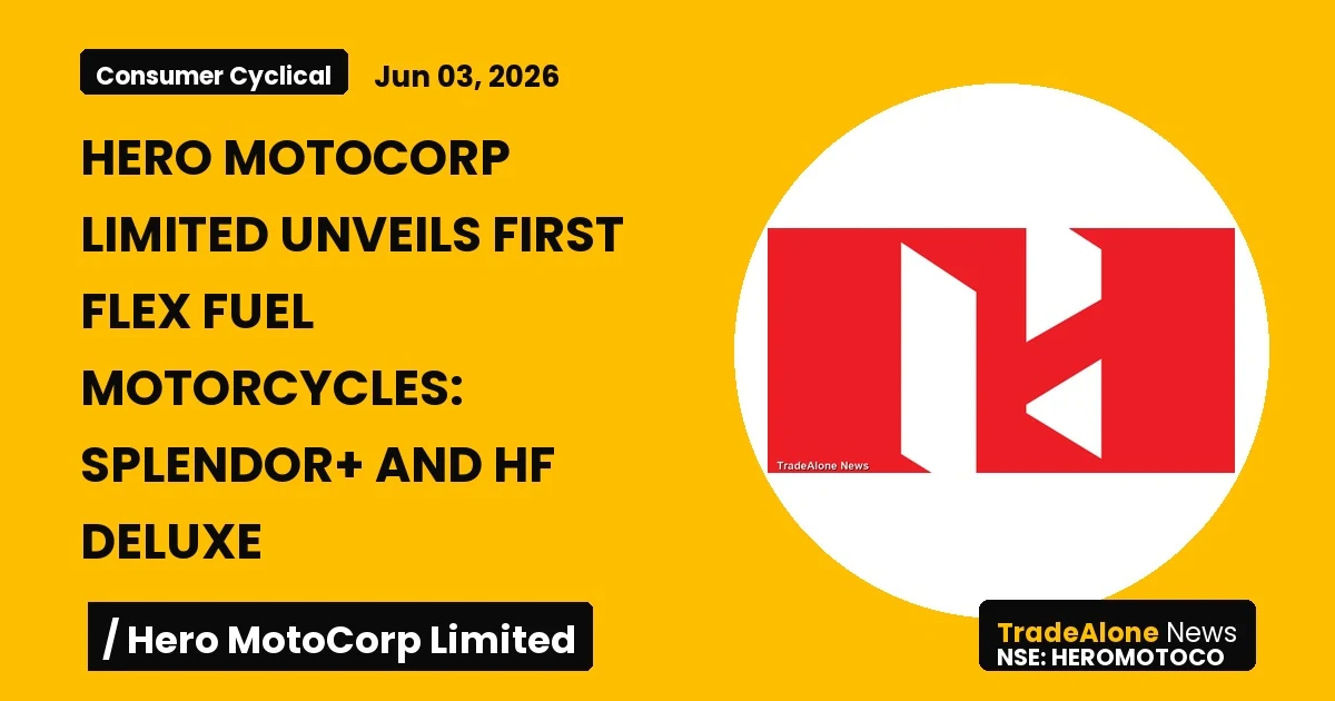 Hero Motocorp Heromotoco June 2026 Flex Fuel Launch