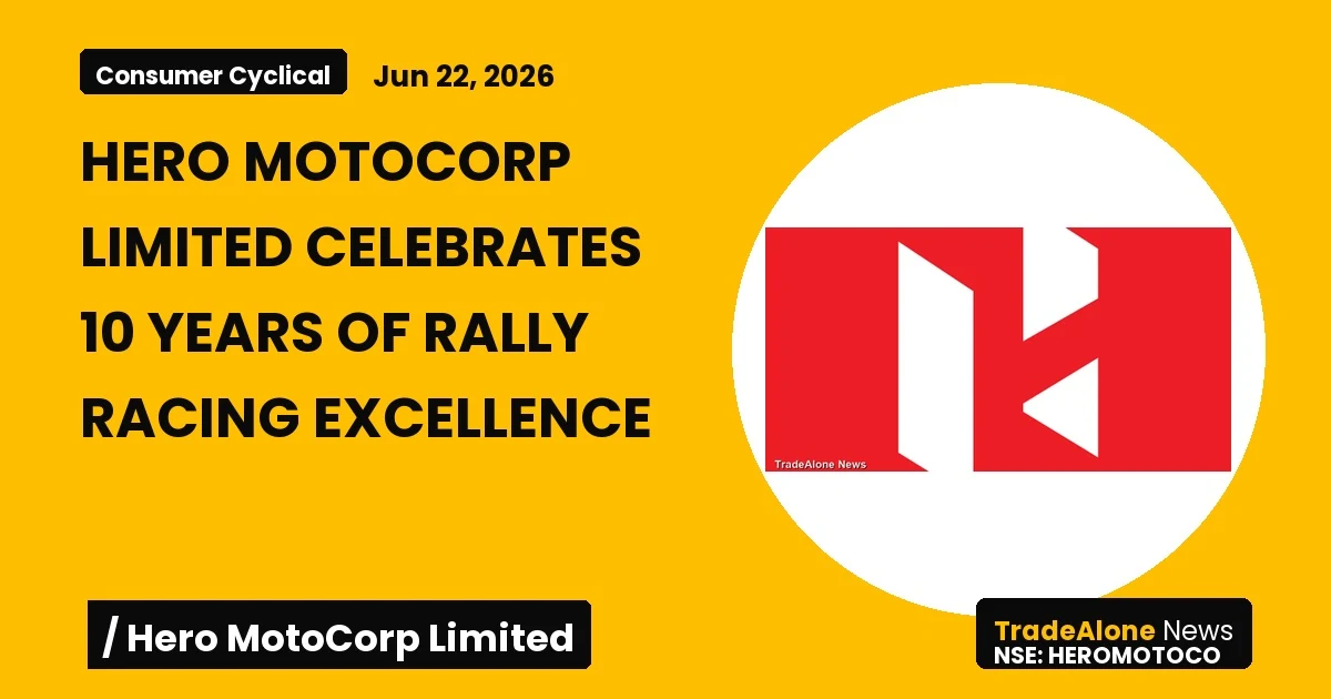 Hero Motocorp Heromotoco 10 Years Rally Racing