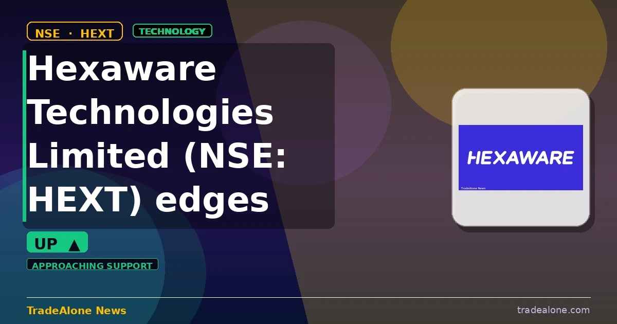Hexaware Technologies Limited HEXT edges up 5% intraday