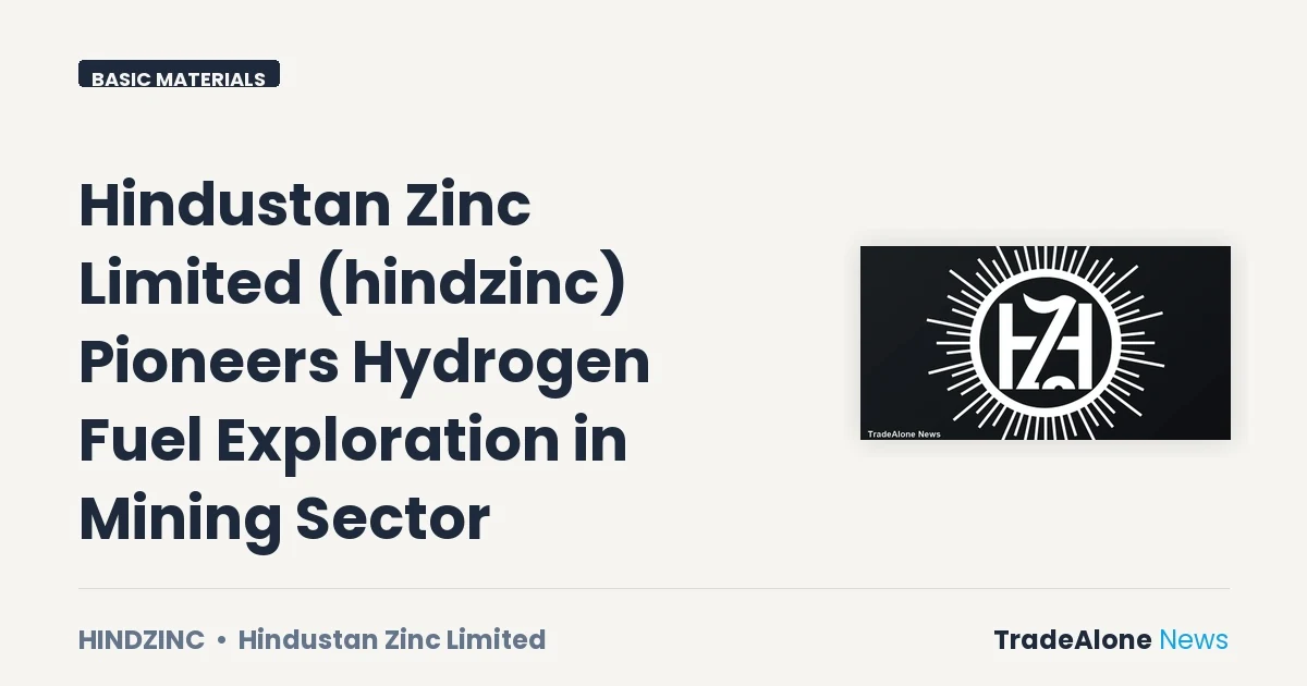 Hindustan Zinc Limited Hindzinc Hydrogen Exploration