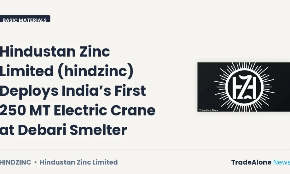 Hindustan Zinc Limited Hindzinc Electric Crane Deployment