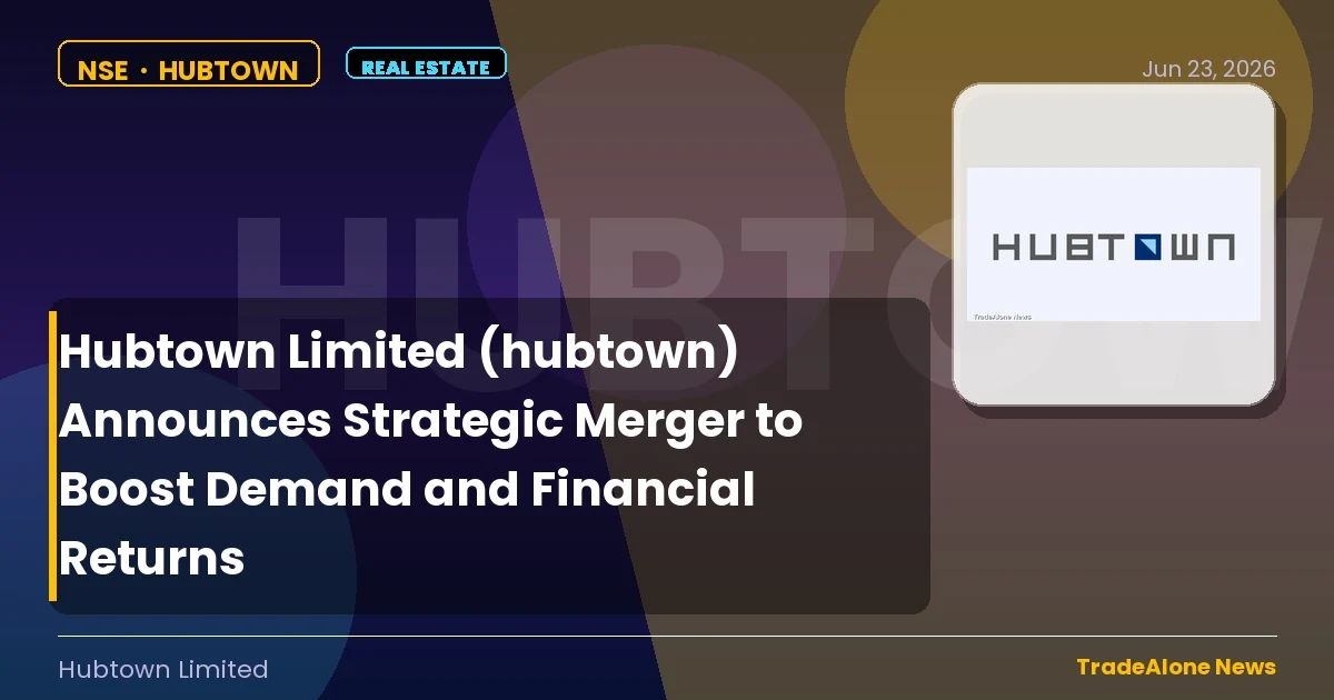 Hubtown Limited Hubtown Q2 FY26 Merger