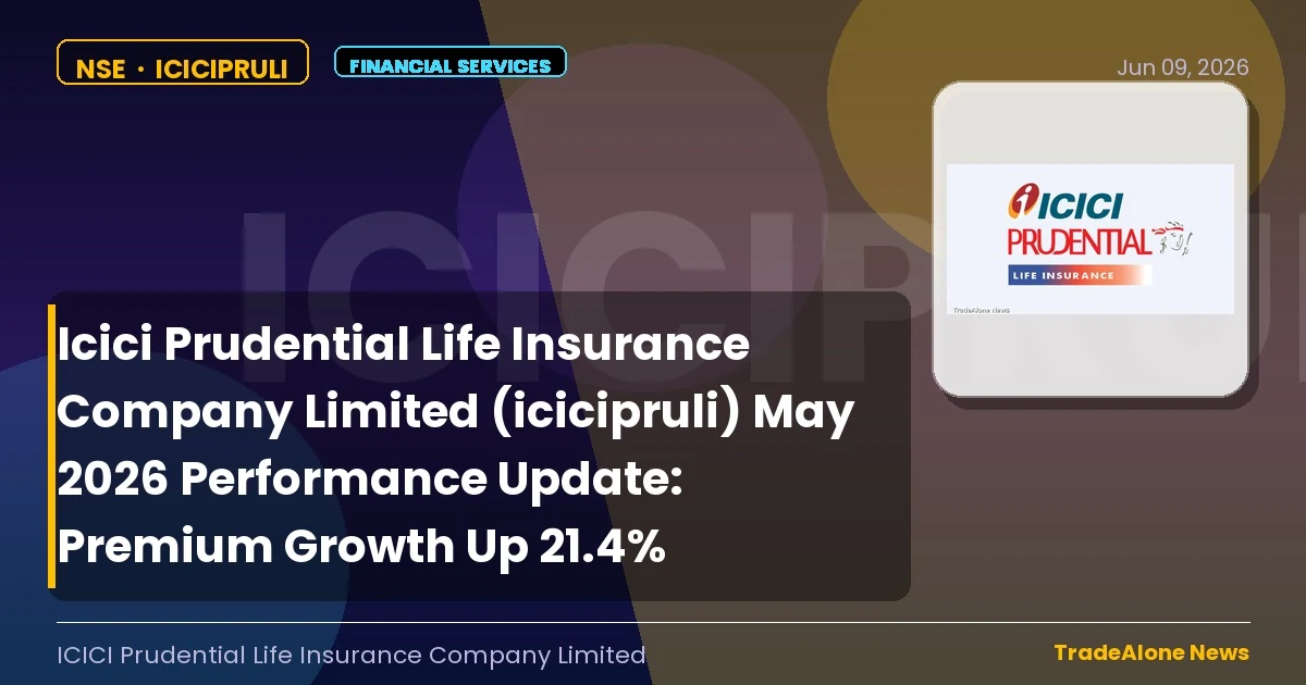Icici Prudential Life Insurance Company Limited Icicipruli May 2026 Performance Update