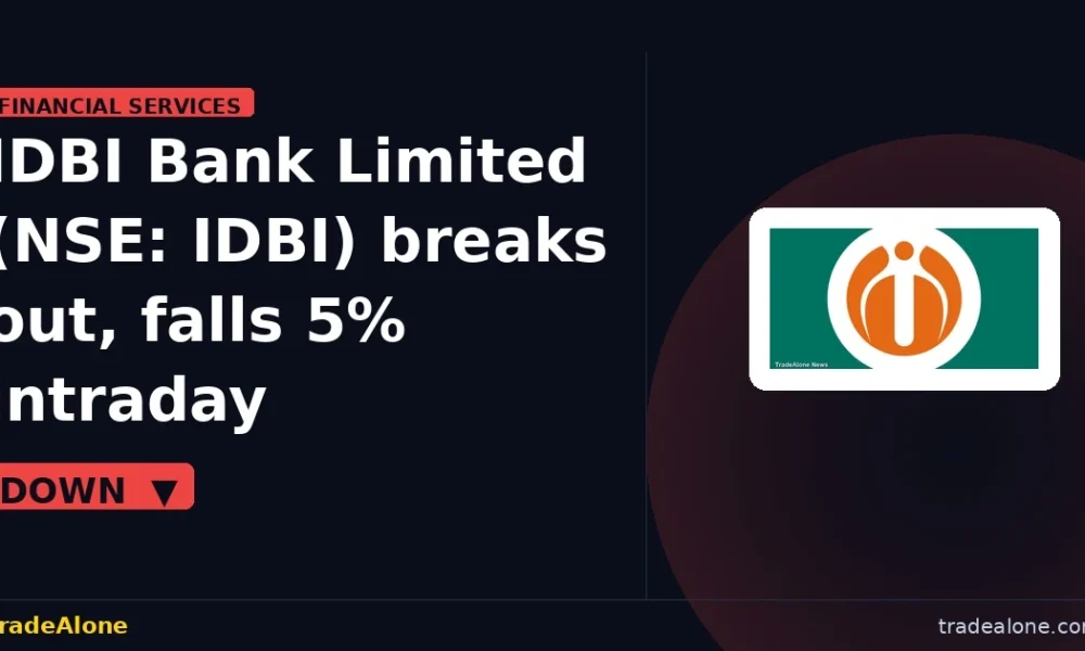IDBI Bank Limited NSE IDBI breaks out