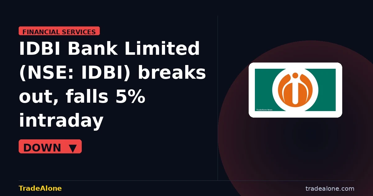 IDBI Bank Limited NSE IDBI breaks out