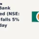IDBI Bank Limited NSE IDBI falls 5%