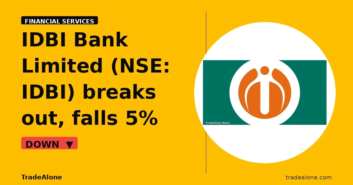 IDBI Bank Limited NSE IDBI breaks out