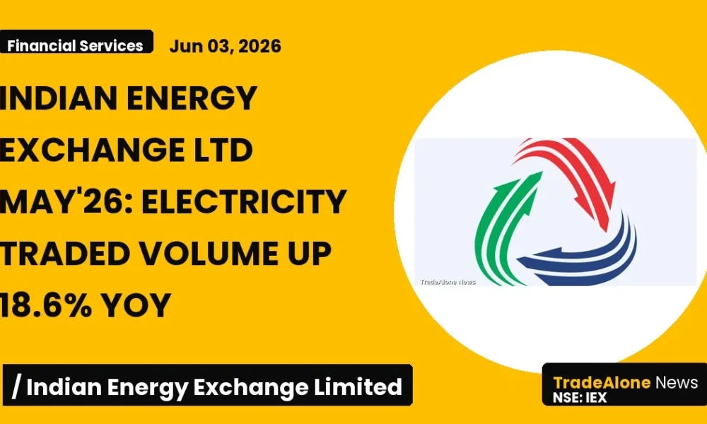 Indian Energy Exchange Ltd IEX May'26 Electricity Traded Volume