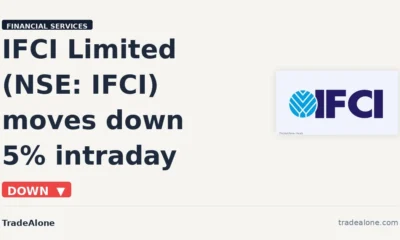 IFCI Limited NSE: IFCI moves down 5% intraday