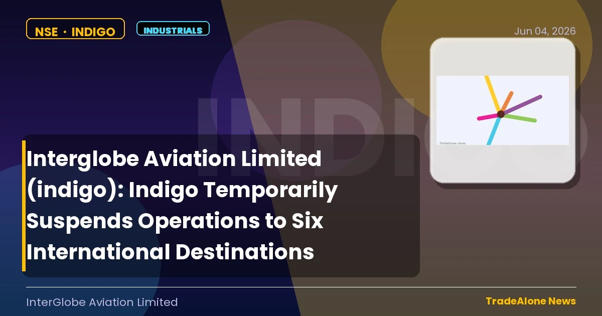 Interglobe Aviation Limited Indigo June 2026