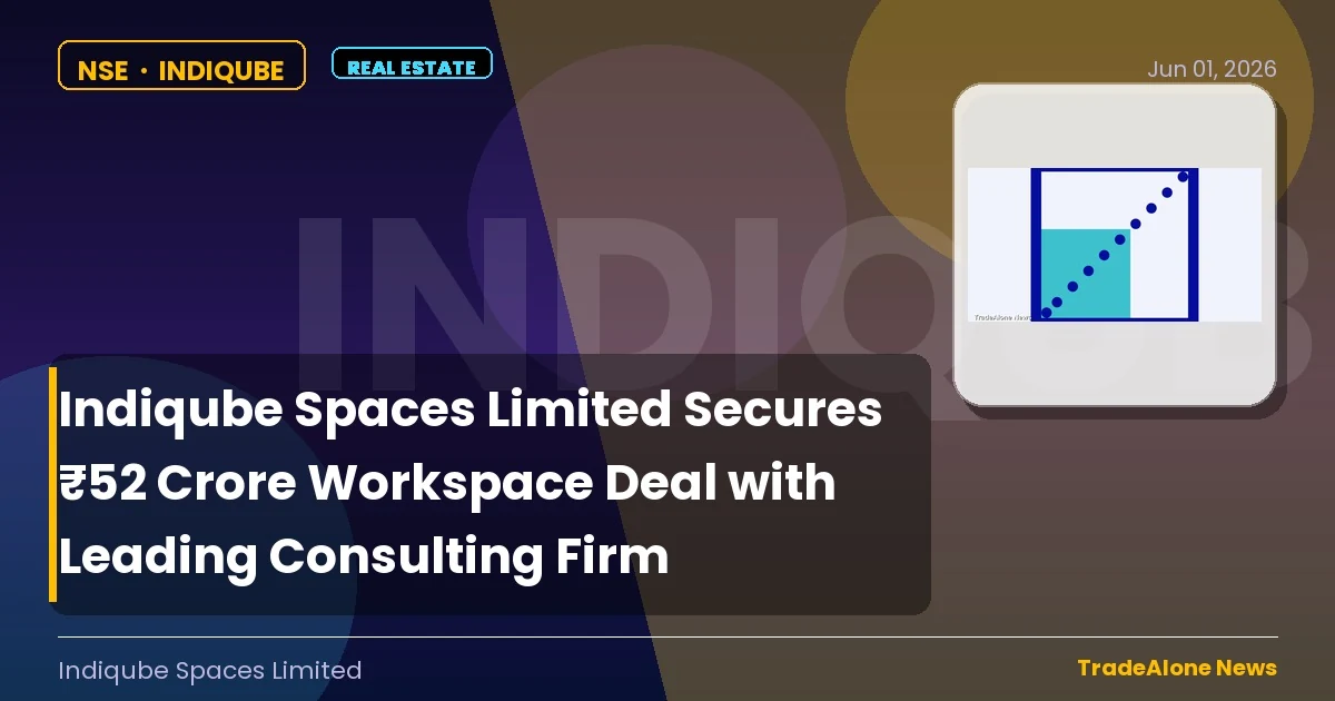 Indiqube Spaces Limited Indiqube June 2026 Workspace Deal