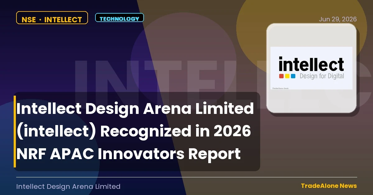 Intellect Design Arena Limited Intellect 2026 NRF APAC Innovators