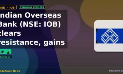 Indian Overseas Bank NSE IOB clears resistance