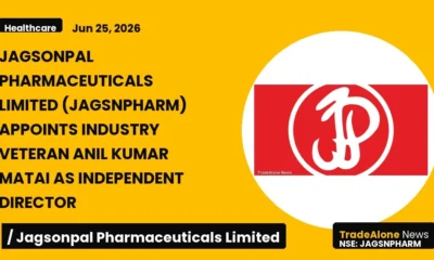 Jagsonpal Pharmaceuticals Limited Jagsnpharm Board Appointment Anil Kumar Matai