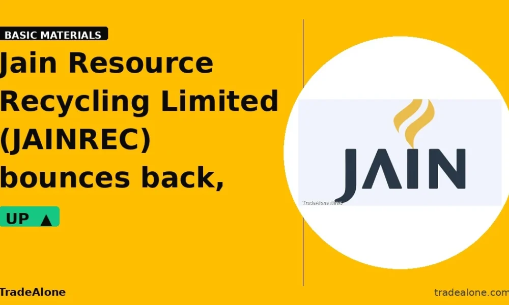 Jain Resource Recycling Limited JAINREC bounces back