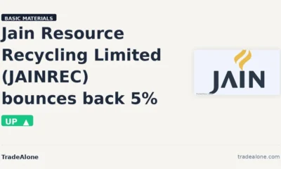 Jain Resource Recycling Limited JAINREC bounces back
