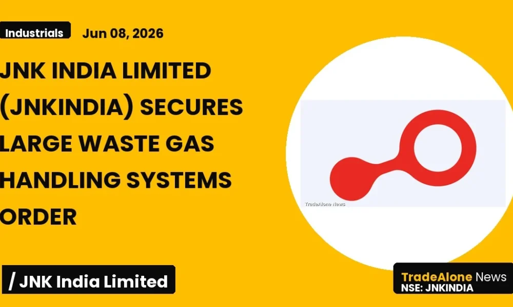 Jnk India Limited Jnkindia Large Waste Gas Handling Systems Order