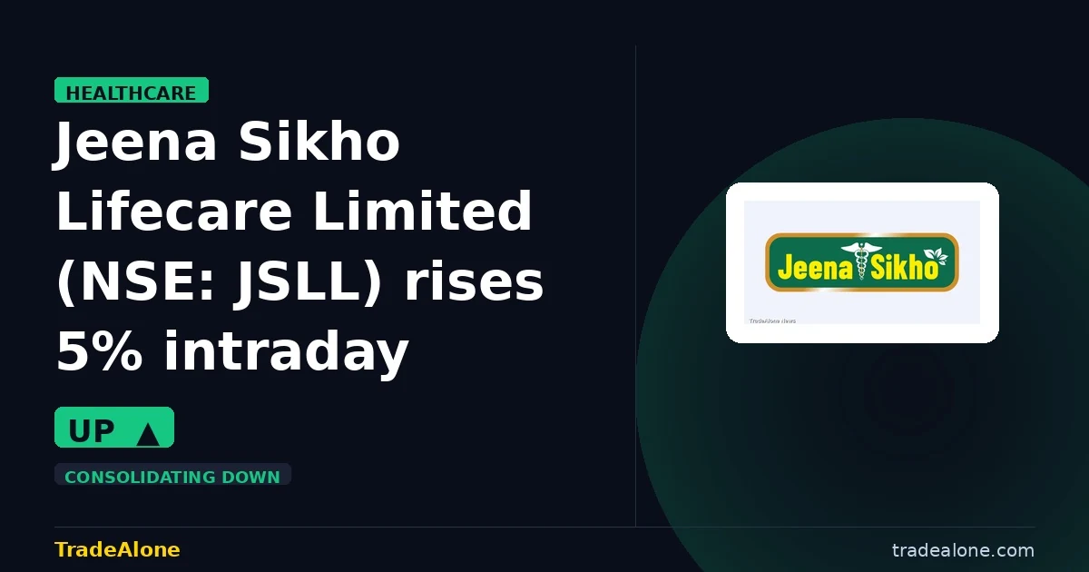Jeena Sikho Lifecare Limited JSLL stock move
