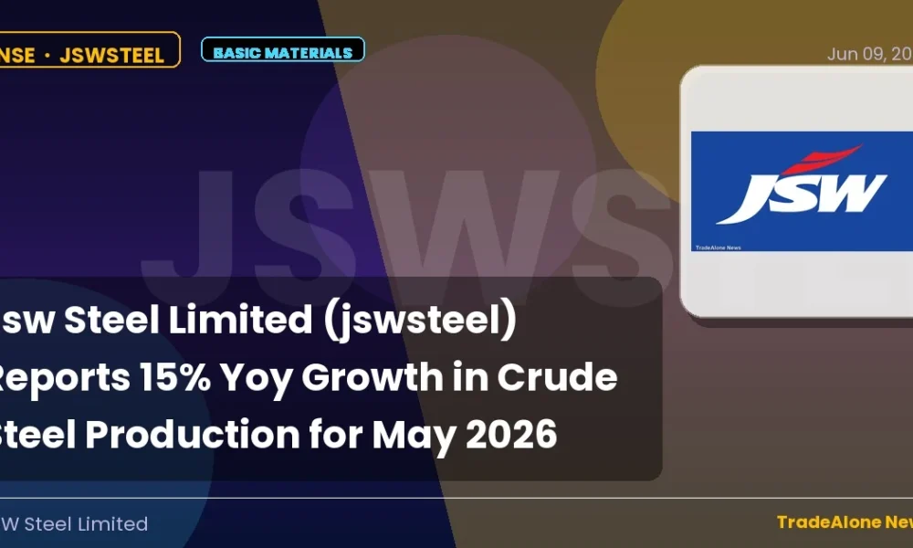 Jsw Steel Limited Jswsteel May 2026 Crude Steel Production