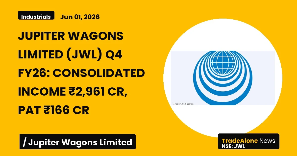Jupiter Wagons Limited JWL Q4 FY26 Results