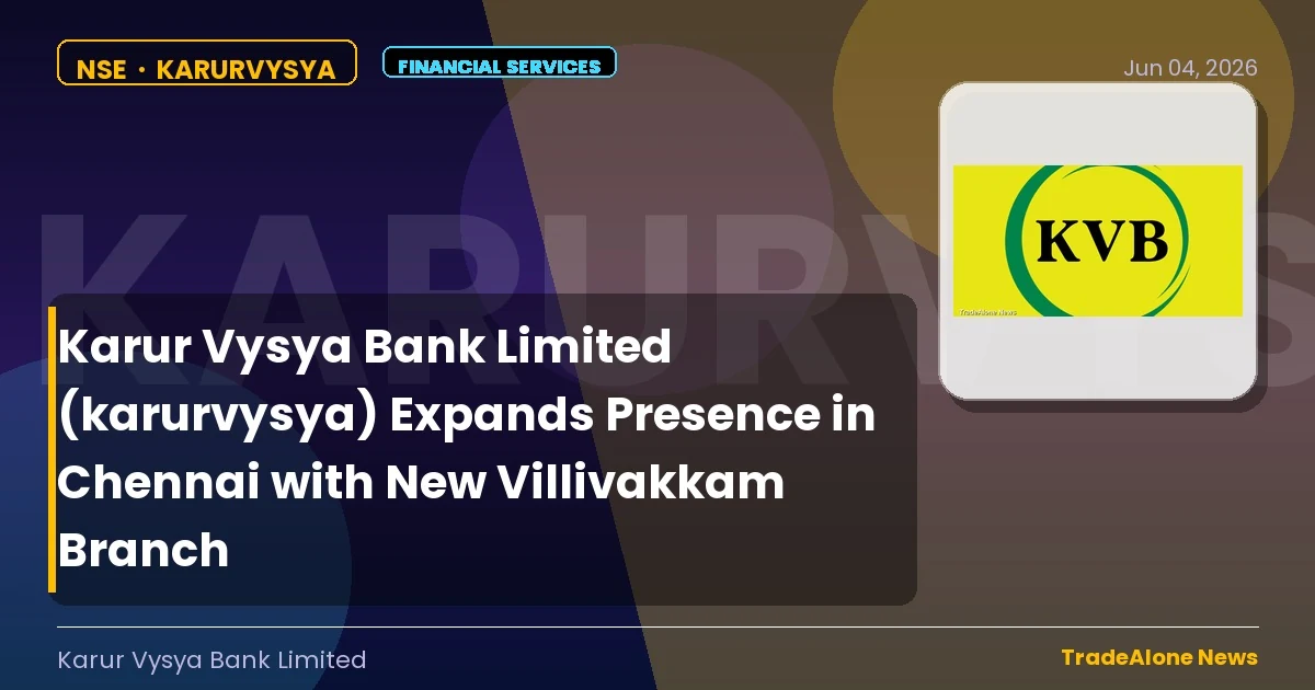 Karur Vysya Bank Limited Karurvysya Expansion Chennai Villivakkam Branch