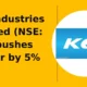 KEI Industries Limited NSE KEI pushes higher