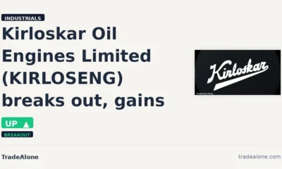 Kirloskar Oil Engines Limited KIRLOSENG breaks out