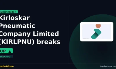 Kirloskar Pneumatic Company Limited KIRLPNU breaks out