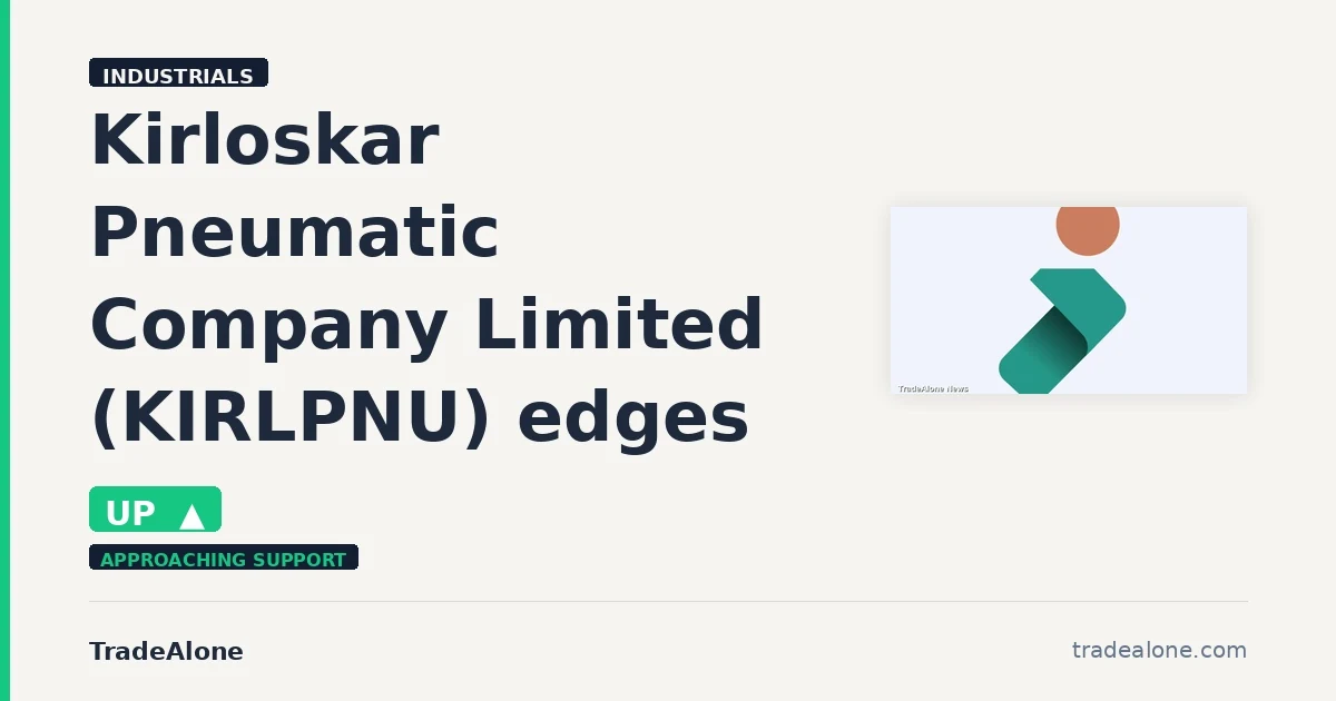 Kirloskar Pneumatic Company Limited KIRLPNU edges up 5% intraday