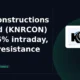 KNR Constructions Limited KNRCON gains 5% intraday nears resistance