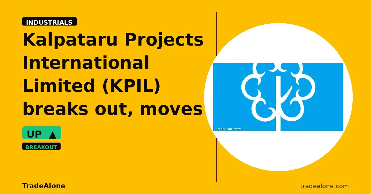 Kalpataru Projects International Limited KPIL breaks out