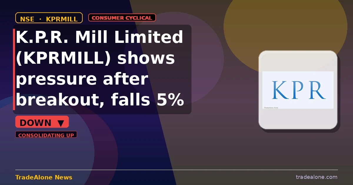 K.P.R. Mill Limited KPRMILL retraces post-breakout gains