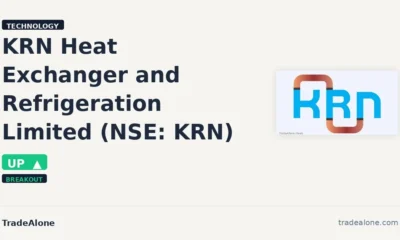 KRN Heat Exchanger and Refrigeration Limited NSE: KRN breaks out