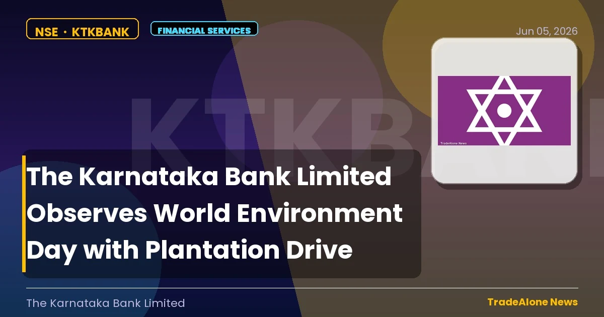 The Karnataka Bank Limited Ktkbank World Environment Day 2026