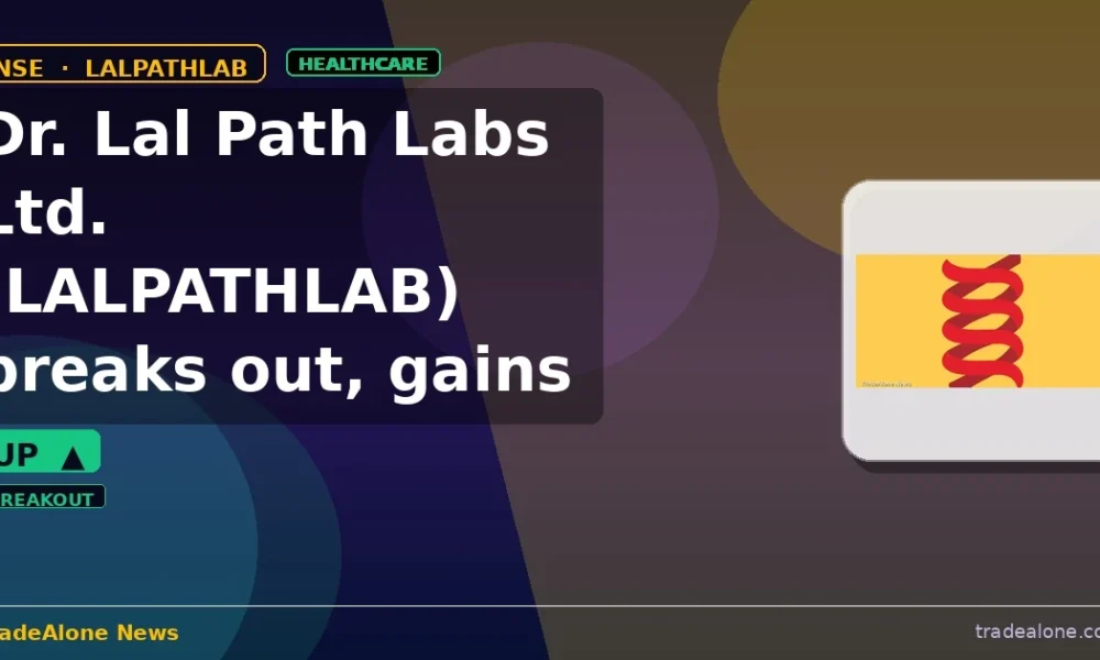 Dr. Lal Path Labs Ltd. LALPATHLAB breaks out