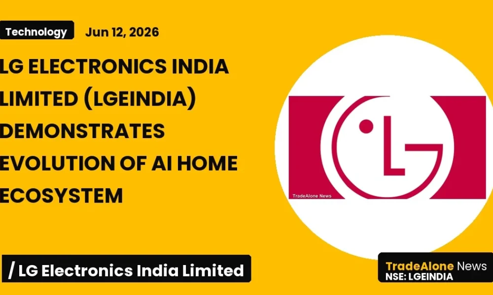 Lg Electronics India Limited Lgeindia AI Home Ecosystem June 2026