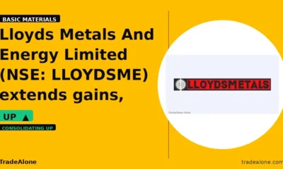 Lloyds Metals And Energy Limited LLOYDSME extends gains