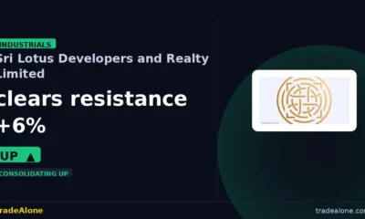 Sri Lotus Developers and Realty Limited LOTUSDEV clears resistance